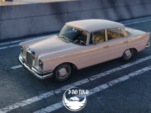 Mercedes-Benz W111 3D Model