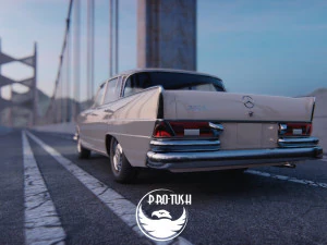 Mercedes-Benz W111 3D Model