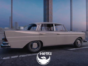 Mercedes-Benz W111 3D Model