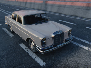 Mercedes-Benz W111 Modelo 3D