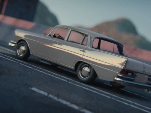 Mercedes-Benz W111 3D Model
