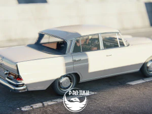 Mercedes-Benz W111 3D Model