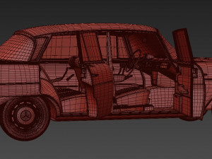 Mercedes-Benz W111 Modelo 3D