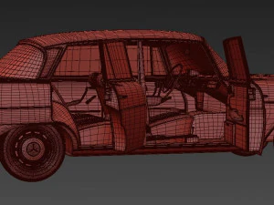 Mercedes-Benz W111 3D Model