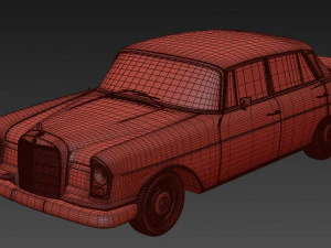 Mercedes-Benz W111 3D Model
