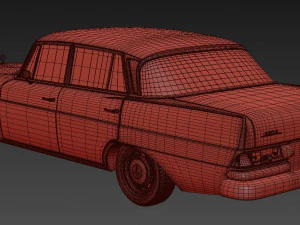 Mercedes-Benz W111 3D Model