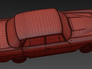 Mercedes-Benz W111 3D Model