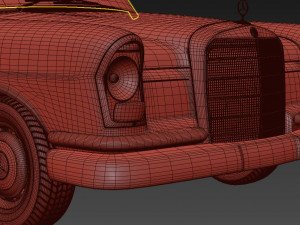 Mercedes-Benz W111 Modelo 3D