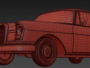 Mercedes-Benz W111 3D Model