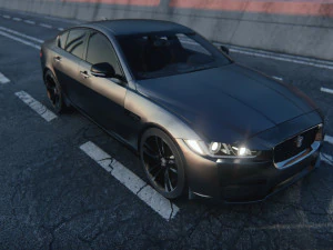 Jaguar XE 2013 3D Model