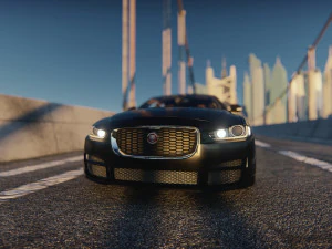 Jaguar XE 2013 3D Model