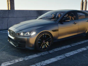 Jaguar XE 2013 3D Model