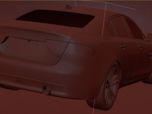 Jaguar XE 2013 Modèle 3D