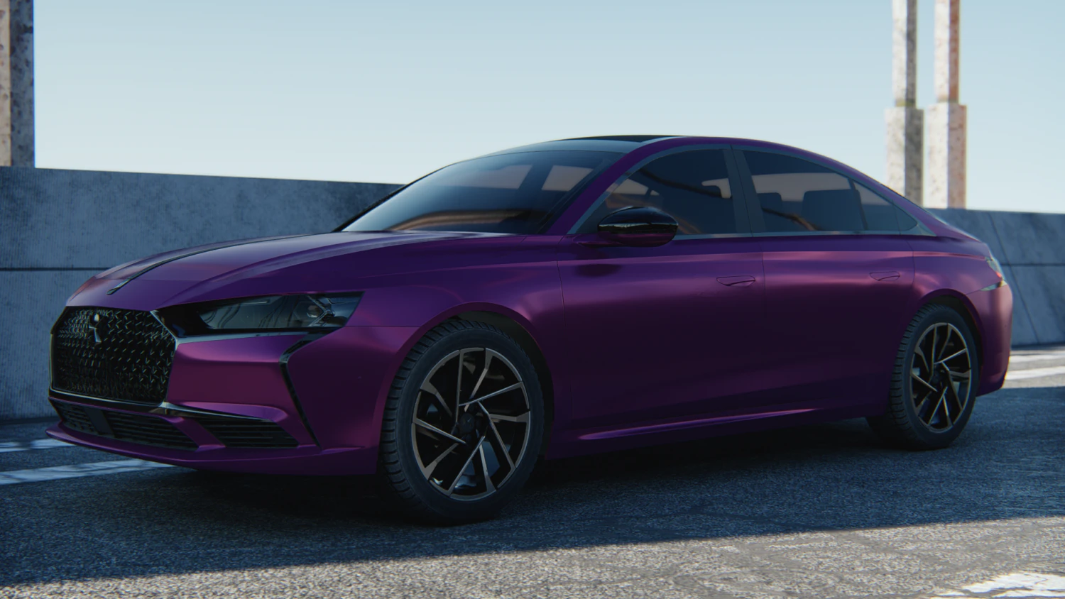 Citroen DS9 2021 3D Model .c4d .max .obj .3ds .fbx .stl .blend 