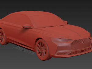 Citroen DS9 2021 3D 模型