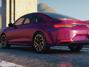 Citroen DS9 2021 3D 模型