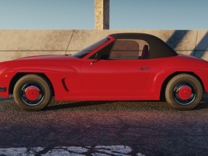 Mercedes-Bens 190 SL 3D-Modell