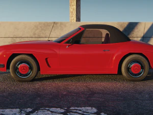 Mercedes-Bens 190 SL 3D Model