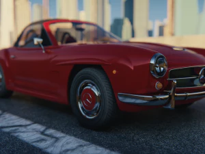 Mercedes-Bens 190 SL 3D Model