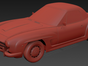 Mercedes-Bens 190 SL 3D-Modell