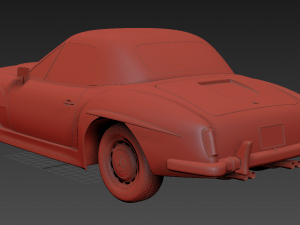 Mercedes-Bens 190 SL 3D-Modell