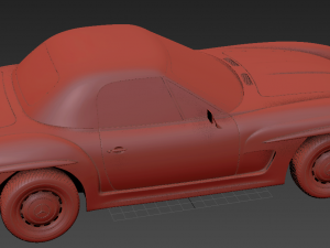 Mercedes-Bens 190 SL 3D-Modell