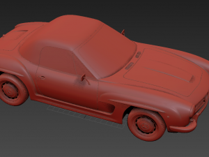 Mercedes-Bens 190 SL 3D-Modell