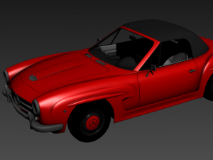Mercedes-Bens 190 SL 3D-Modell