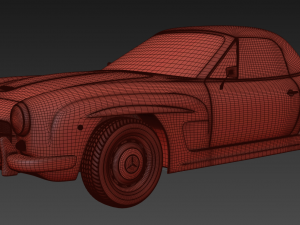 Mercedes-Bens 190 SL 3D-Modell