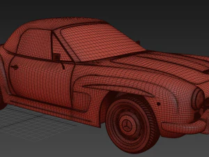 Mercedes-Bens 190 SL 3D Model