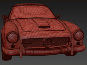 Mercedes-Bens 190 SL 3D Model