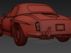 Mercedes-Bens 190 SL 3D-Modell