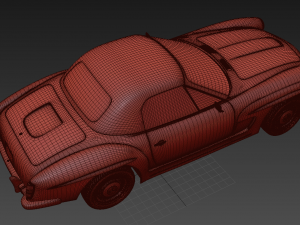 Mercedes-Bens 190 SL 3D-Modell