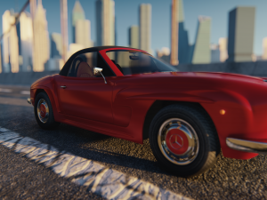 Mercedes-Bens 190 SL 3D-Modell