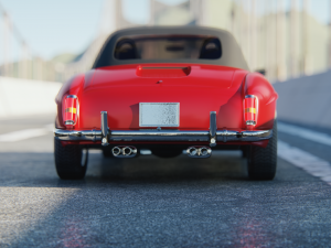 Mercedes-Bens 190 SL 3D-Modell