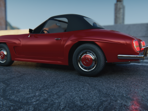 Mercedes-Bens 190 SL 3D-Modell