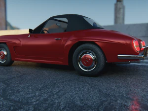 Mercedes-Bens 190 SL 3D Model