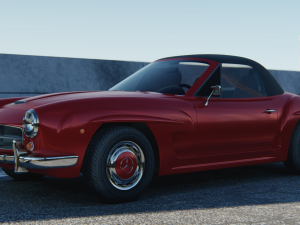 Mercedes-Bens 190 SL 3D-Modell