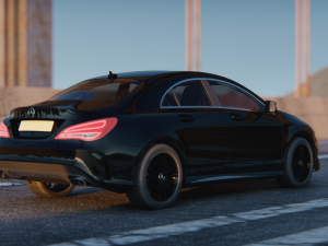 Mercedes Benz CLA Class AMG 3D मॉडल
