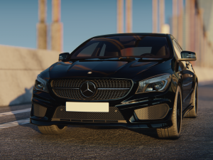 Mercedes Benz CLA Class AMG 3D मॉडल