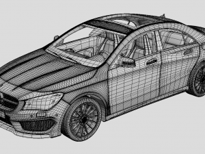 Mercedes Benz CLA Class AMG 3D मॉडल