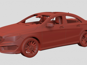 Mercedes Benz CLA Class AMG 3D मॉडल