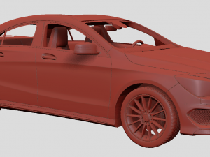 Mercedes Benz CLA Class AMG 3D मॉडल