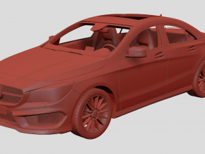 Mercedes Benz CLA Class AMG 3D मॉडल