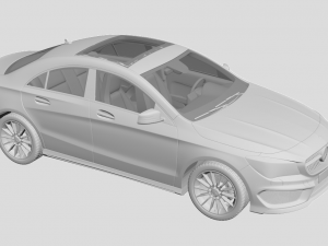 Mercedes Benz CLA Class AMG 3D मॉडल