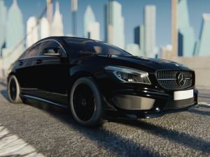 Mercedes Benz CLA Class AMG 3D मॉडल