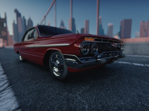 Chevrolet Impala 1961 3D मॉडल