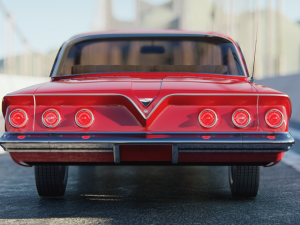 Chevrolet Impala 1961 3D मॉडल