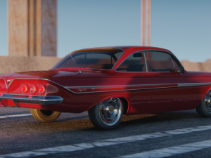 Chevrolet Impala 1961 3D मॉडल