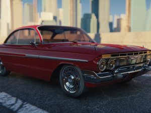Chevrolet Impala 1961 3D मॉडल
